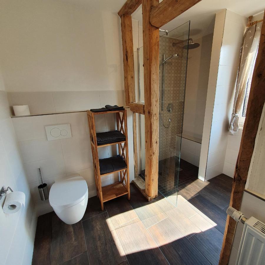 Alte Backstube - Ferienwohnung Huettenstube Und Ferienzimmer Auszeit Erkenbrechtsweiler Екстер'єр фото